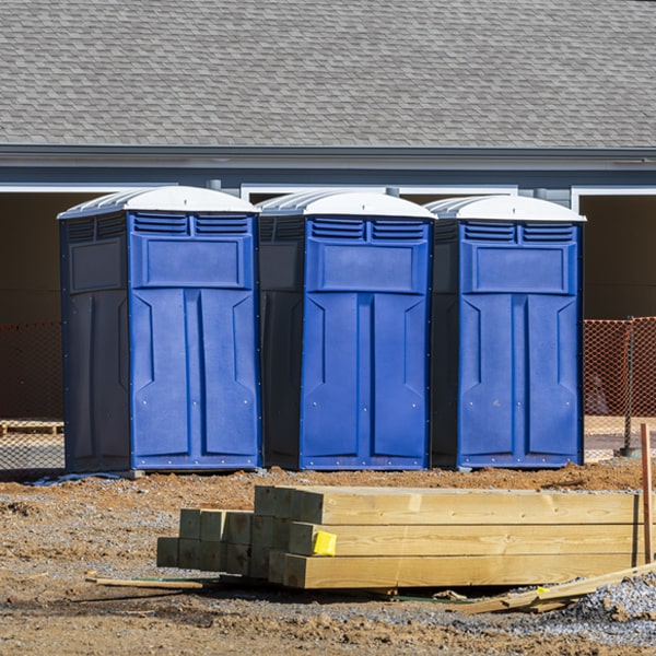 is there a specific order in which to place multiple porta potties in Hicksville